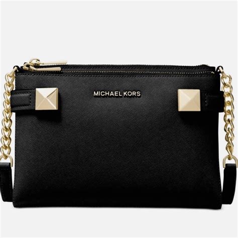 michael kors karla crossbody luggage|Michael Kors Karla Studded Mini Convertible Crossbody Navy .